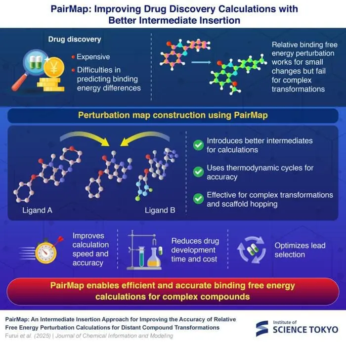 PairMap Revolutionizes Drug Discovery with Precise Energy Calculations, Reduces Costs, Errors