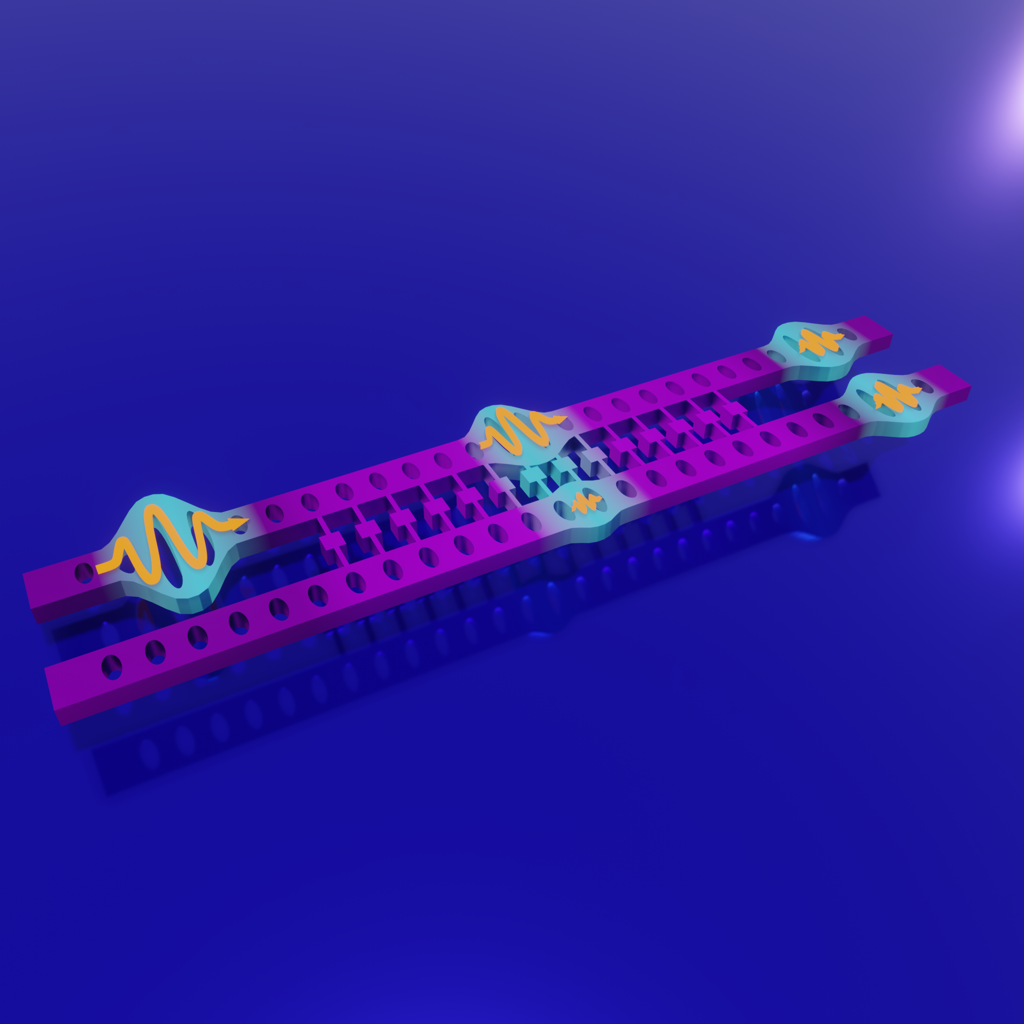 Chip-based phonon splitter brings hybrid quantum networks closer to reality