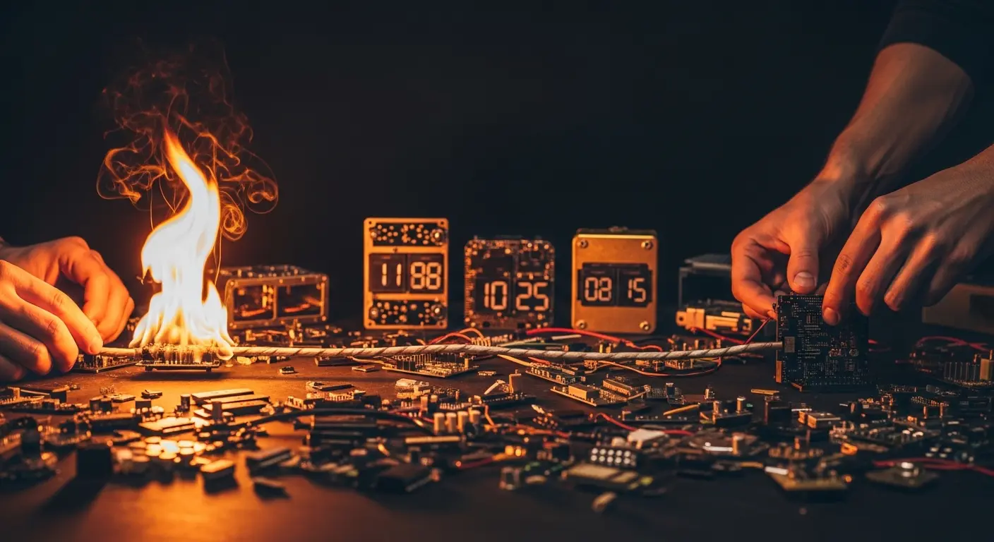 Hackathon event where teams collaborate on rapid prototyping