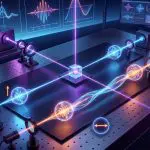 Entanglement across a chip