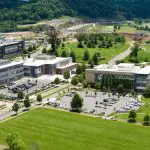 Aerial view of Research Park at Cherokee Farm