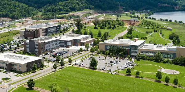 Aerial view of Research Park at Cherokee Farm