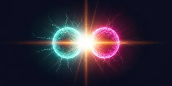 Vacuum Vortices Emerge: Pairs of Particles Form Ordered Patterns at 0.5 Delay