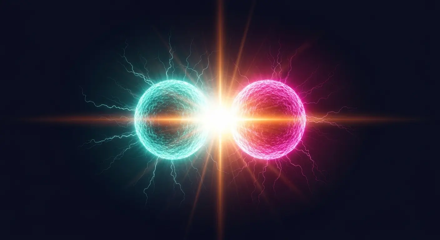 Vacuum Vortices Emerge: Pairs of Particles Form Ordered Patterns at 0.5 Delay