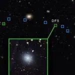 Yale Astronomers Map Row of Galaxies Lacking Dark Matter