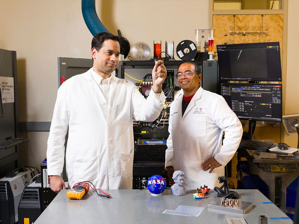 Ramakrishnan’s FAMU Team Develops MXene-Based Inks for In-Space Manufacturing of Sensors and Radiation Shielding