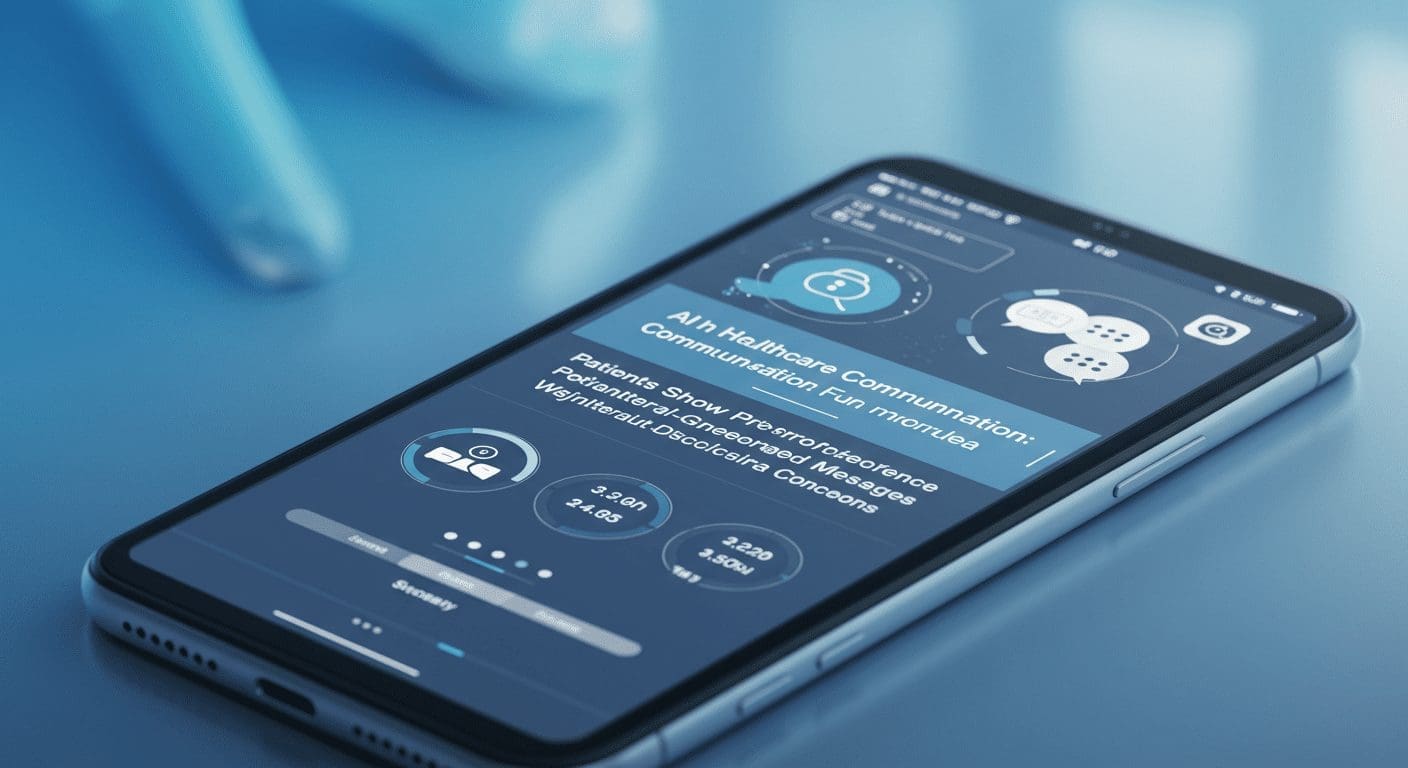 AI In Healthcare Communication: Patients Show Preference For AI-Generated Messages Despite Disclosure Concerns