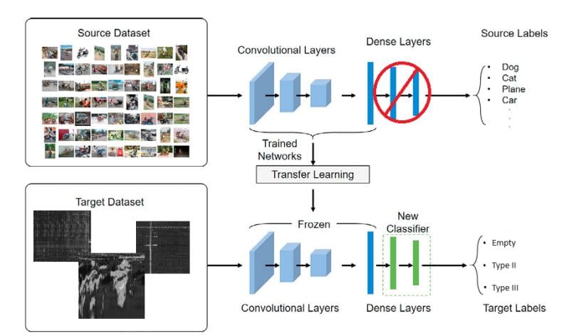 Transfer Learning Classifies Type II and Type III Solar Radio Bursts, Enabling Improved Space Weather Monitoring