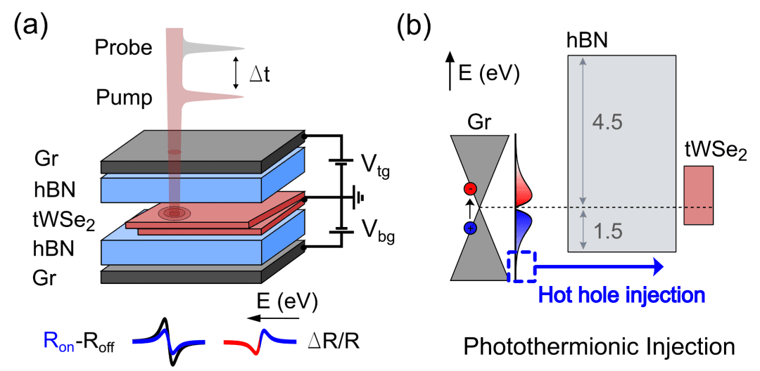 Ultrafast Charge-Doping Via Photo-Thermionic Injection Enables Novel Functionality in Van Der Waals Devices