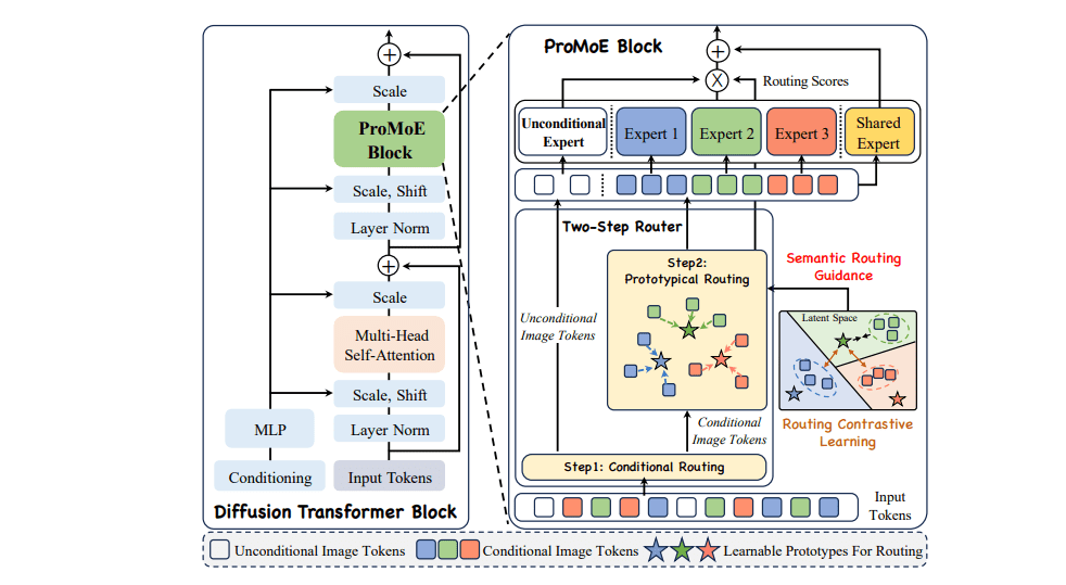 Promoe Scales Diffusion Transformers with Explicit Routing, Enabling Expert Specialization in Vision Models