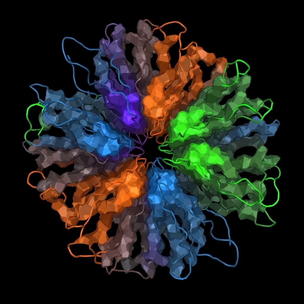 Protein Partnerships Unlocked by Measuring Surface ‘chaos’ in Molecular Models