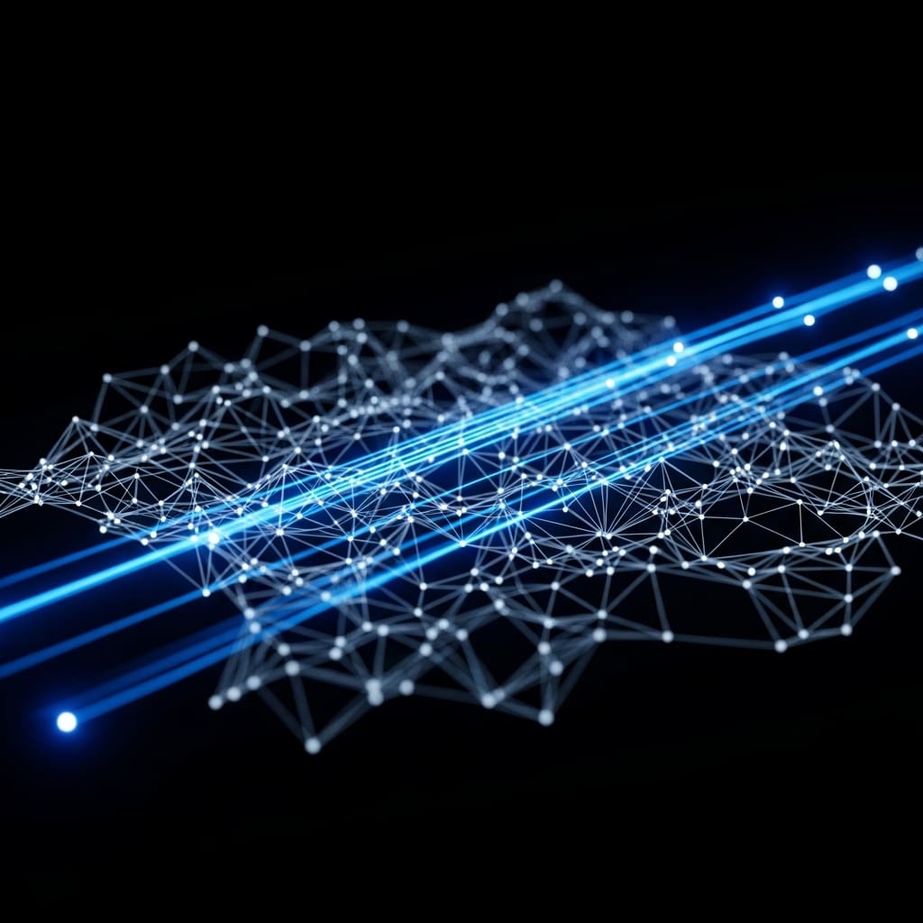 Photonic Network Design Speeds up Quantum Data Processing Tasks