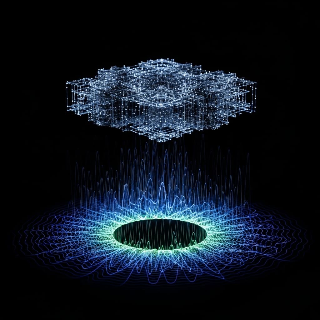 Quantum Circuits Simulate Electron Microscope Images Accurately