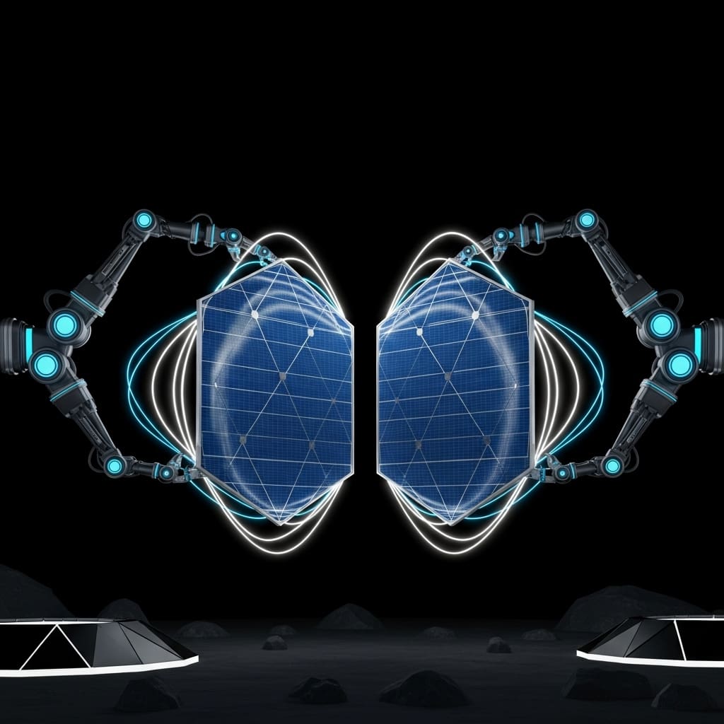 Dual Robot Arms Achieve Autonomous Assembly of Solar Panels for Lunar Base Construction