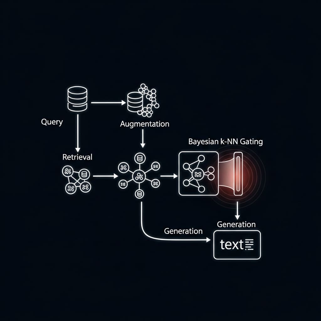 K-nn Gating Advances RAG with Bayes-Optimal Gates and Reduced Hallucinations