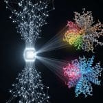 Quantum Projective Learning Achieves Parity with 60 Qubit Experiments for Antibiotics