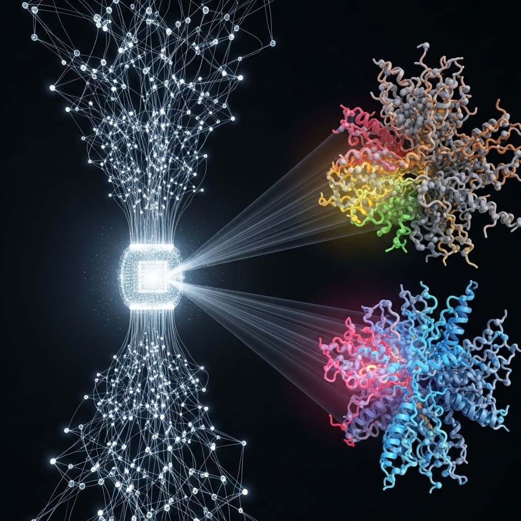 Quantum Projective Learning Achieves Parity with 60 Qubit Experiments for Antibiotics