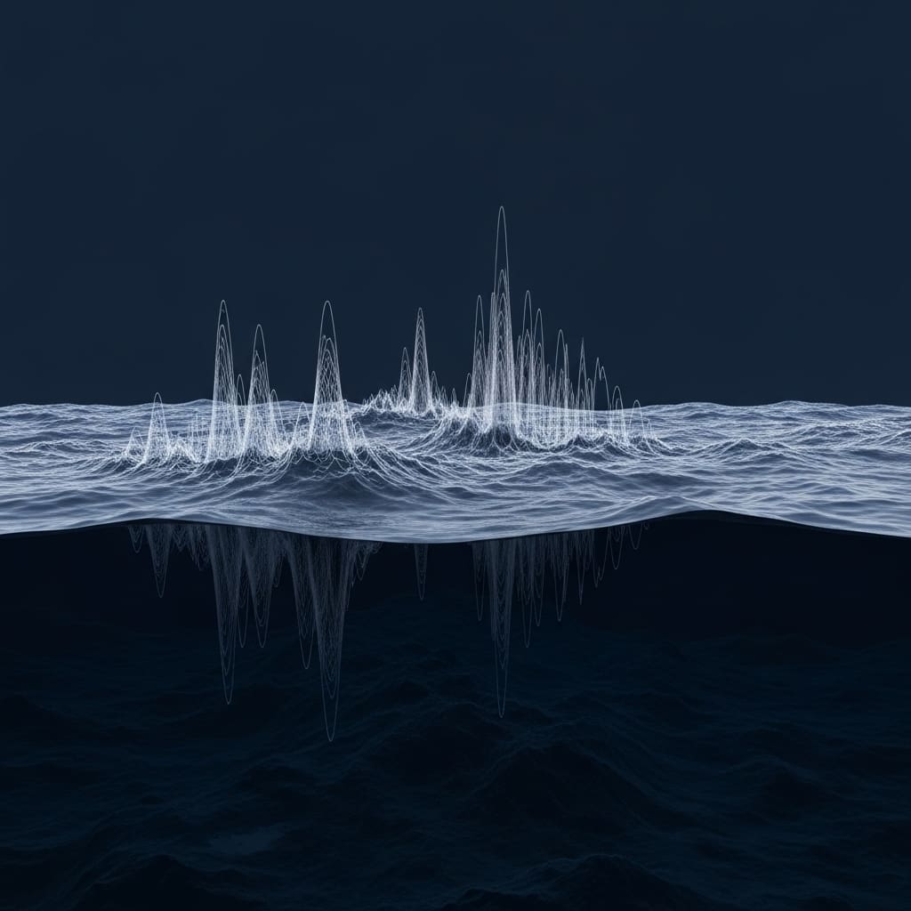 Uniqueness Achieved: Water Wave Bottom Detection with Logarithmic Stability Estimates