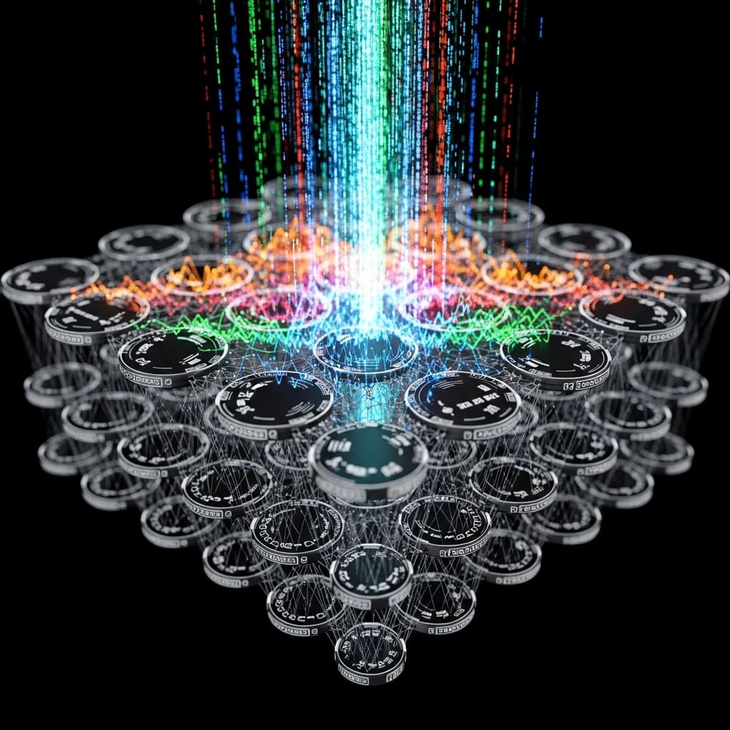 Quantum Circuits Learn System Behaviour from Data Alone