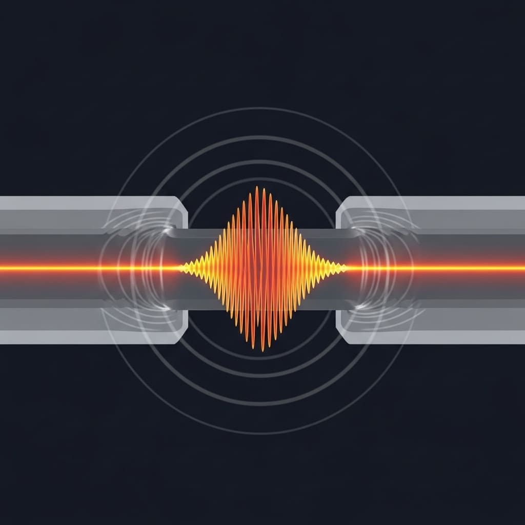 Sound Waves Boost Light Signal Control in Silicon Chips Without Extra Materials