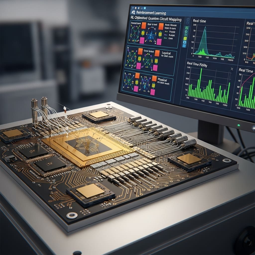 Deep Reinforcement Learning Enables Noise-Adaptive Quantum Circuit Mapping on Multi-Chip Systems, Achieving 0.60 Fidelity with 100 Qubit Circuits and 0.47, 0.87 Performance