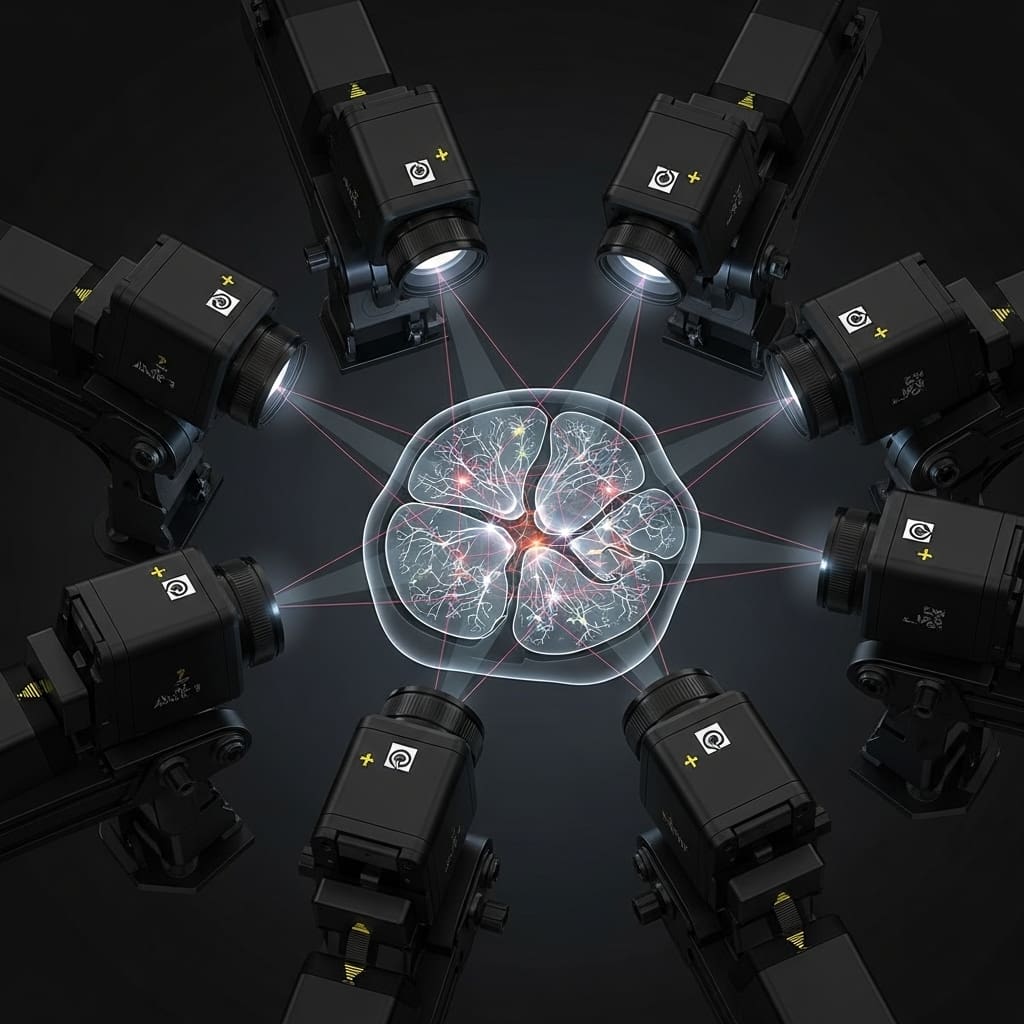 Vision-Based Neuronavigation Achieves Real-Time TMS Tracking with Multiple Cameras