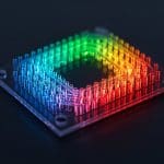 Visible to Near-Infrared Light Amplified on a Single Chip for Faster Communications