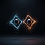 Levitated Oscillators Achieve Coupled Dynamics with Simulated ‘Ghost’ Particle Interaction