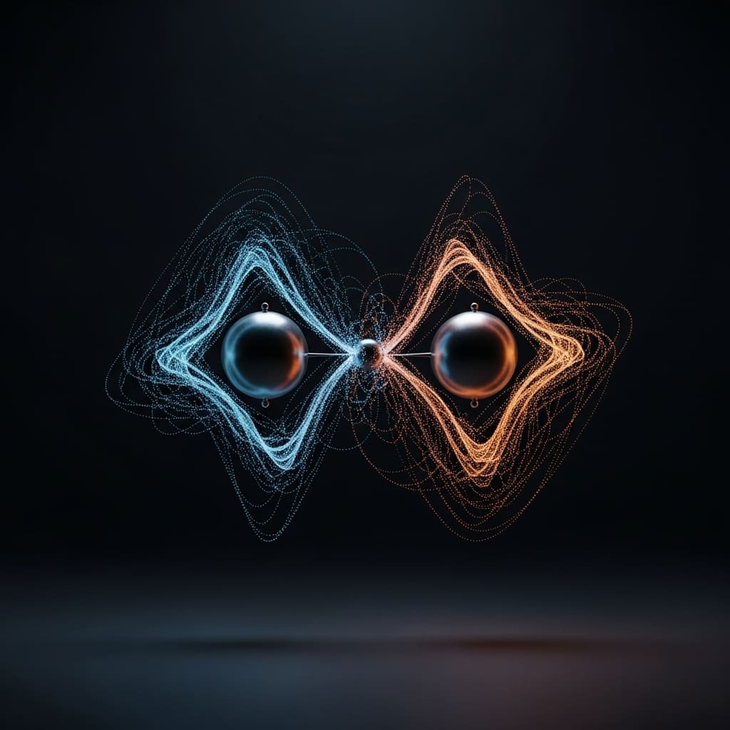 Levitated Oscillators Achieve Coupled Dynamics with Simulated ‘Ghost’ Particle Interaction