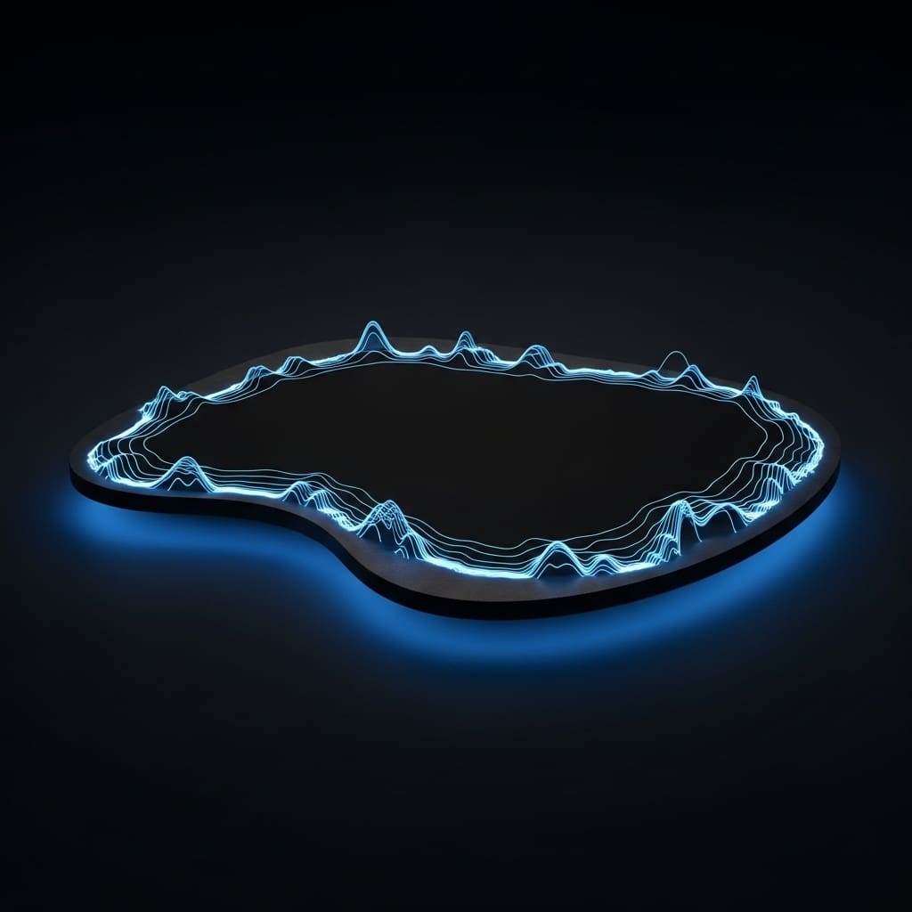 Material’s Internal Links Create Unusual Boundary Vibrations with Topological Properties