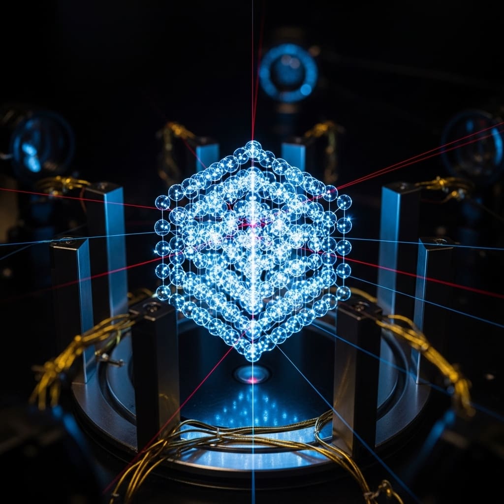 Trapped Calcium Ions Cooled to Near Absolute Zero with Laser Precision