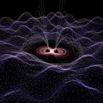 Gravitational Waves Constrain F(R) Gravity with Inverse Area Corrections to Entropy