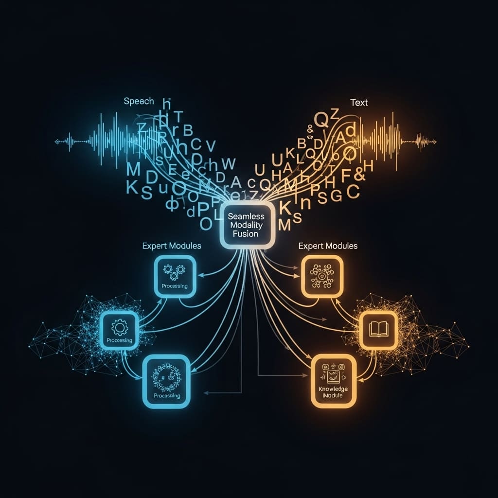Most Advances Multimodal AI: Seamlessly Mixing Speech And Text With Mixture Of Experts