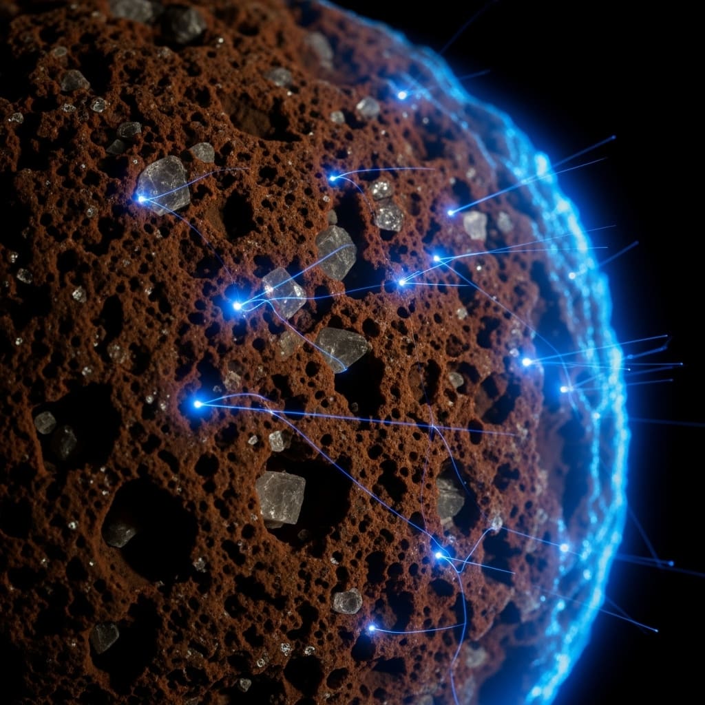 Hydrogen Detection In NWA 7034 Reveals Vast Crustal Water Reservoir On Early Mars