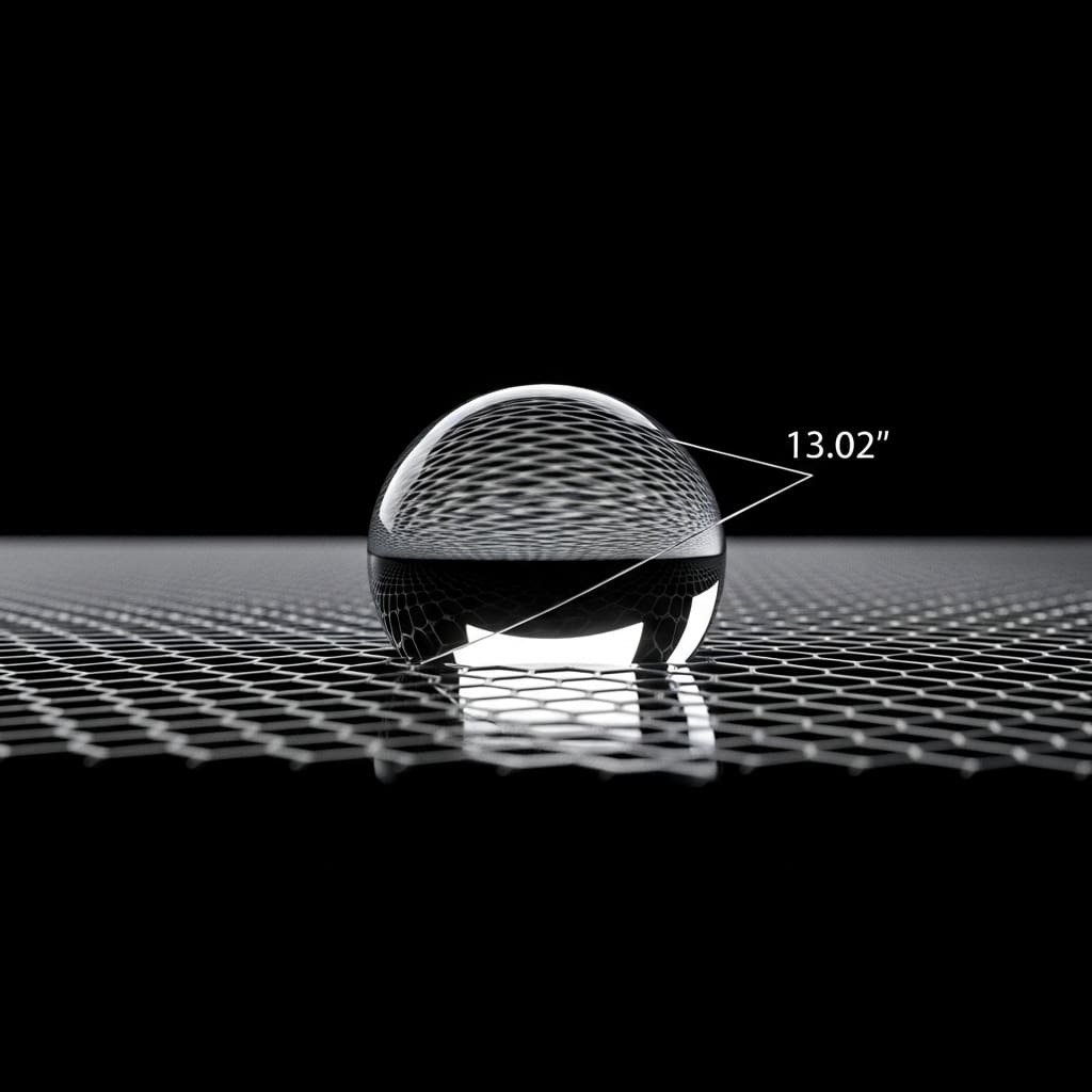 Machine Learning Potential Achieves Contact Angle of on Graphene Surfaces