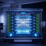 Quantum Computation Achieves Constant Overhead, Tolerating General Noise with QLDPC Codes