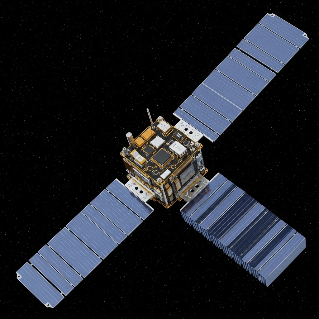 Hokushin-1 CubeSat: Deployable Solar Panels Achieve 3.99kg Mass for Orbit