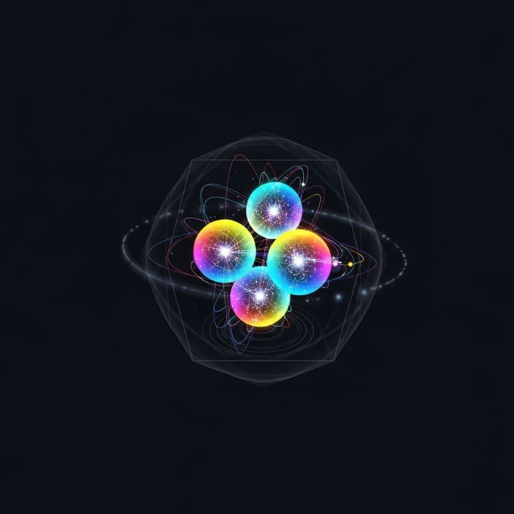 Quantum Phase Transitions in 4-Spin Systems Achieved Via Variational and Hardware Approaches