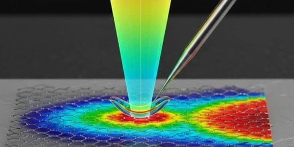 Anomalous 2D Band Decay in TERS Reveals Liquid Meniscus Formation