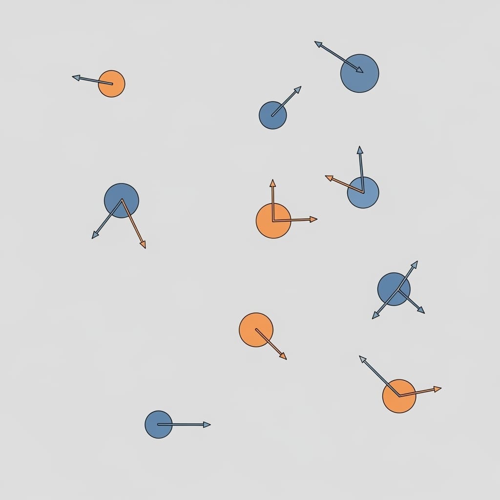 Monitored Qubit Dynamics Enable Mapping to Classical Run-and-Tumble Particle Systems