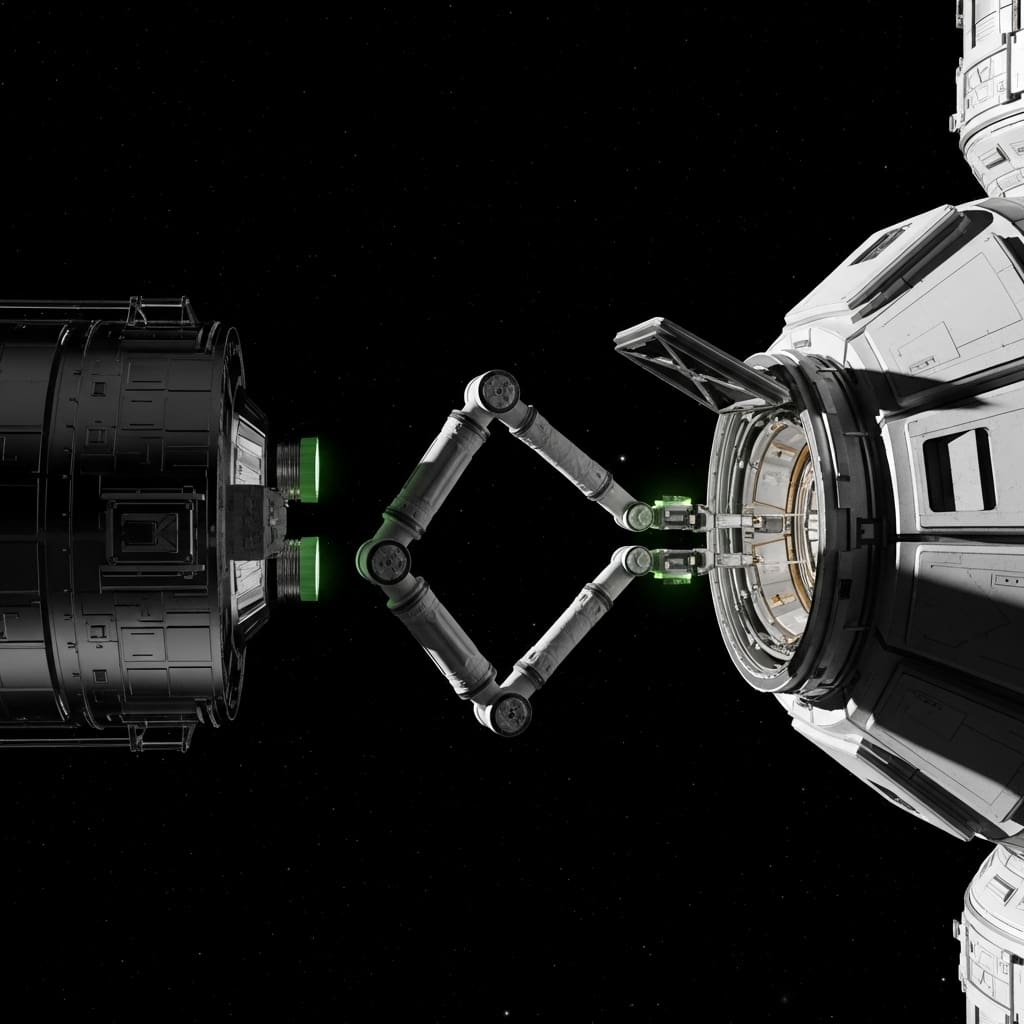 Six-degree-of-freedom Spacecraft Docking Achieved Via Imitation Learning And Anchored Decoders