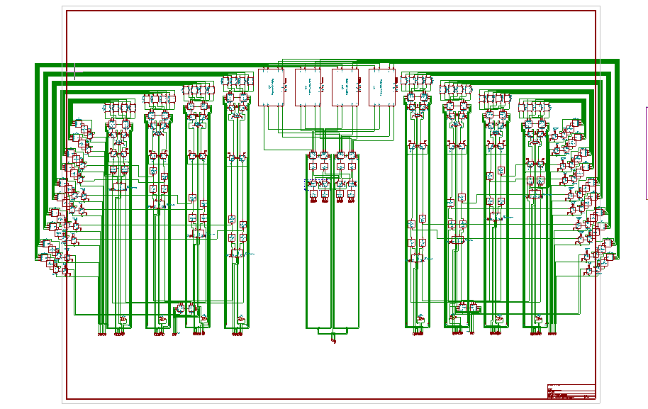 The blue-print for the architecture of the 8 qubit open source quantum computer