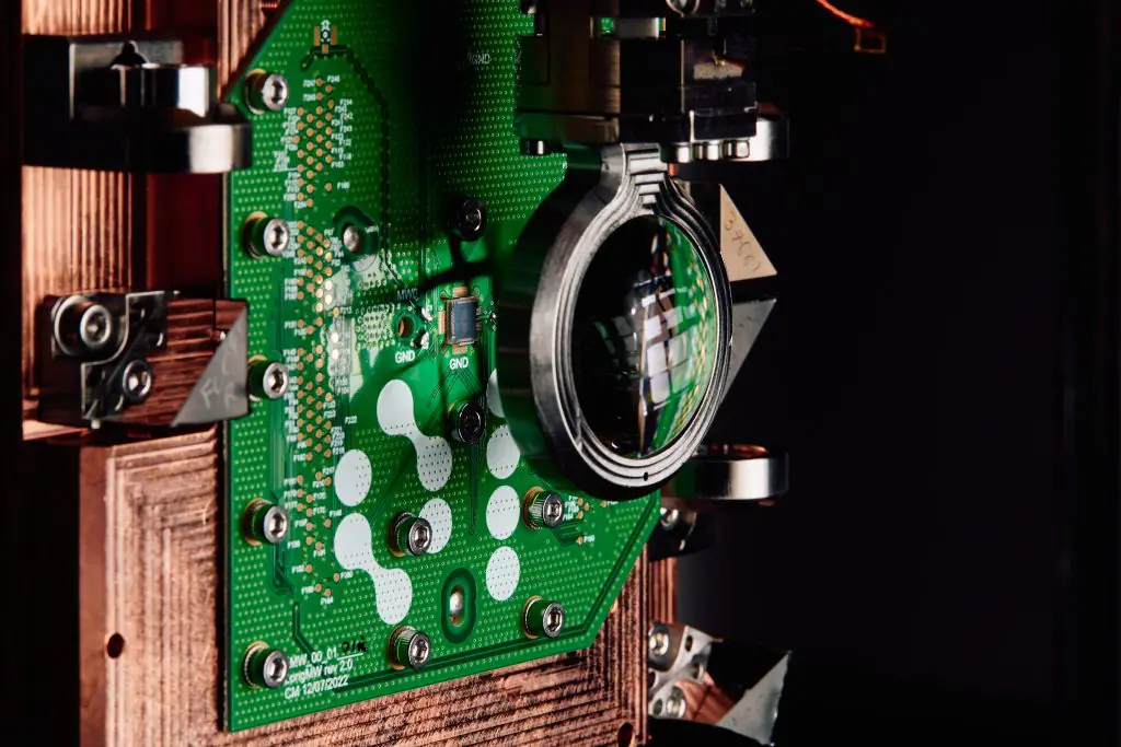 Oxford Ionics has developed a proprietary and patented system called Electronic Qubit Control (EQC) to control qubits in its trapped-ion quantum processors