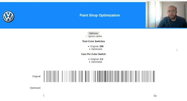 Volkswagen present at Qubits 2020 on how they aim to use Quantum Computing in their paint shop