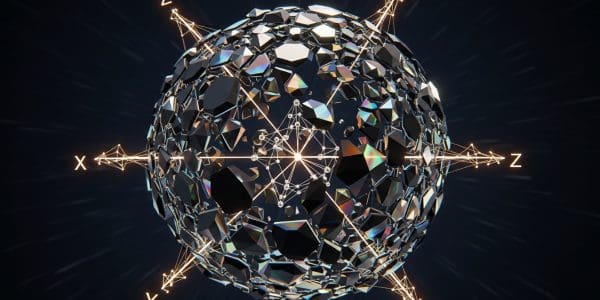 Crystalline qubit sphere with axes