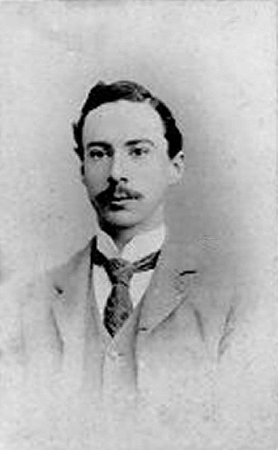 Bertrand Russell photographed in 1894, aged 22