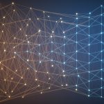 A neural network beside a crystalline qubit lattice