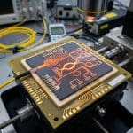 A photonic processor chip