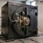 A secure vault door