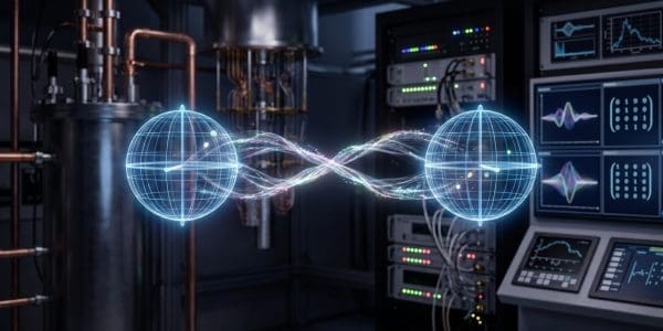 Two entangled quantum orbs